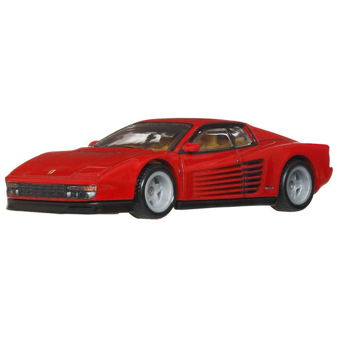 Hot Wheels JKF00 Ferrari Testarossa Car Culture veicolo giocattolo scala 1:64 colore Rosso