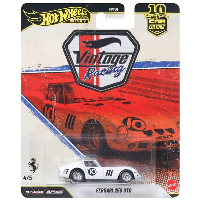 Hot Wheels JKF25 Ferrari 250 GTO Car Culture modellino die-cast scala 1:64