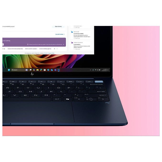 HP EliteBook Ultra G1i Notebook 14 pollici 32GB RAM 1TB SSD Windows 11 Pro colore Blu
