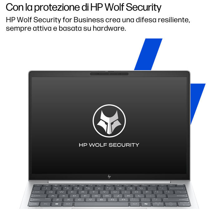 HP G1i Computer portatile 13.3'' Intel Core Ultra 5 16GB RAM 512GB SSD Windows 11 Pro Argenteo