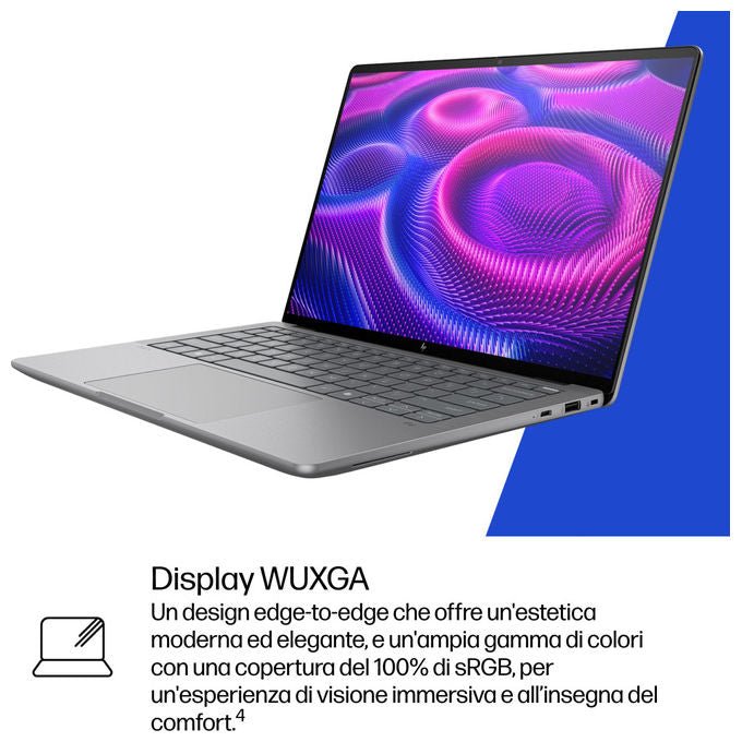 HP Zbook Ultra G1a Workstation mobile AMD Ryzen AI Max Pro 395 14'' WUXGA 128GB RAM 1TB SSD Windows 11 Pro colore Argento