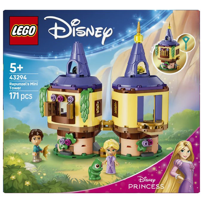 Lego 43294 Principesse Disney La Mini-Torre di Rapunzel Set da costruzione Bambini 5+