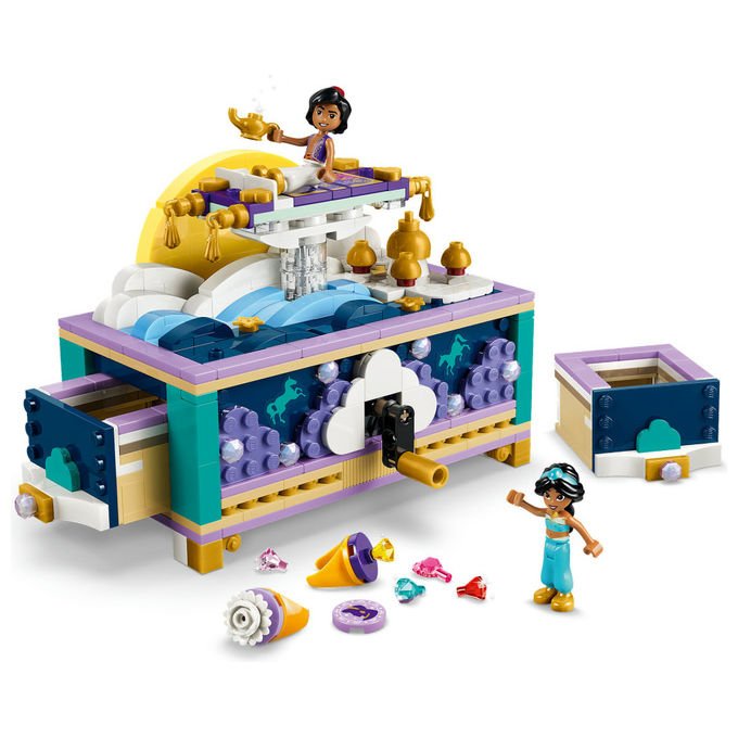 Lego 43295 Box Gioielli di Jasmine collezione Disney Princess set da costruzione 458 pezzi colore Multicolore