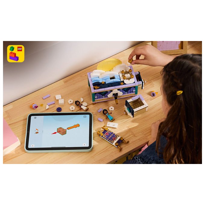 Lego 43295 Box Gioielli di Jasmine collezione Disney Princess set da costruzione 458 pezzi colore Multicolore