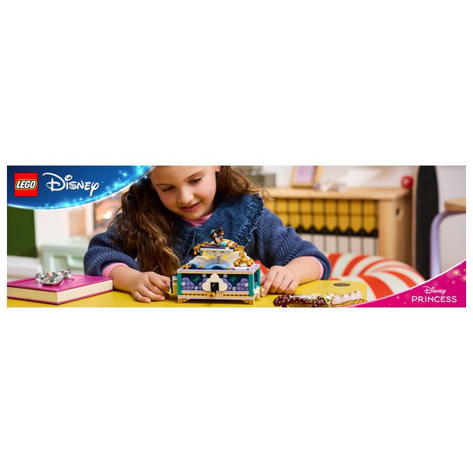 Lego 43295 Box Gioielli di Jasmine collezione Disney Princess set da costruzione 458 pezzi colore Multicolore