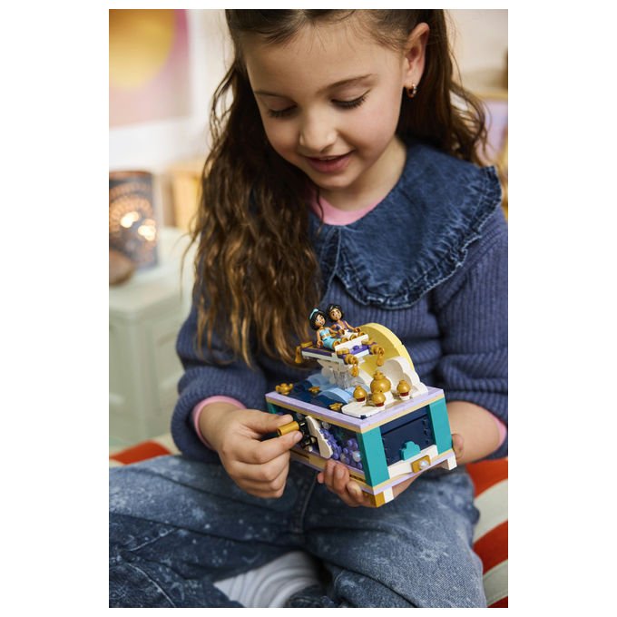 Lego 43295 Box Gioielli di Jasmine collezione Disney Princess set da costruzione 458 pezzi colore Multicolore