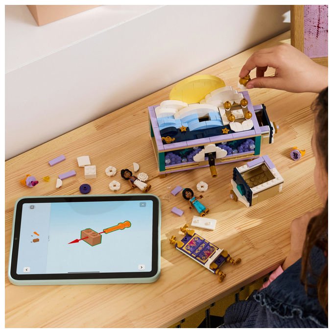 Lego 43295 Box Gioielli di Jasmine collezione Disney Princess set da costruzione 458 pezzi colore Multicolore