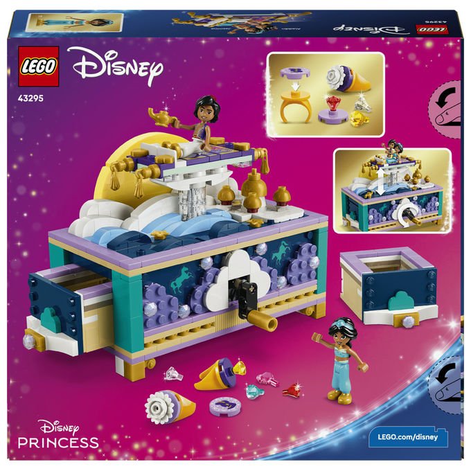 Lego 43295 Box Gioielli di Jasmine collezione Disney Princess set da costruzione 458 pezzi colore Multicolore
