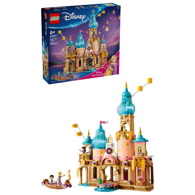 Lego 43297 Disney Princess Il Castello di Rapunzel Set da costruzione 676 pezzi