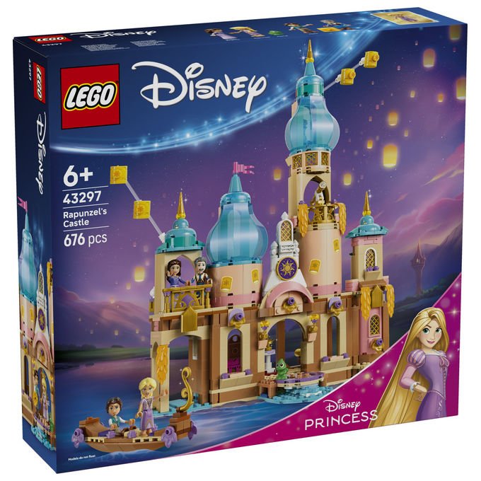 Lego 43297 Disney Princess Il Castello di Rapunzel Set da costruzione 676 pezzi