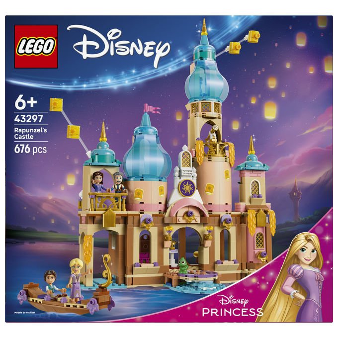 Lego 43297 Disney Princess Il Castello di Rapunzel Set da costruzione 676 pezzi