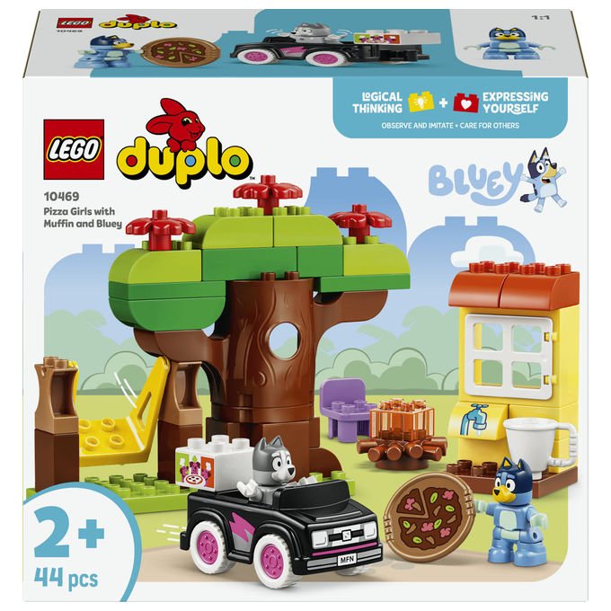 Lego DUPLO 10469 Bluey Pizzaiole con Muffin e Bluey Gioco da Costruzione per Bambini 2+ Anni