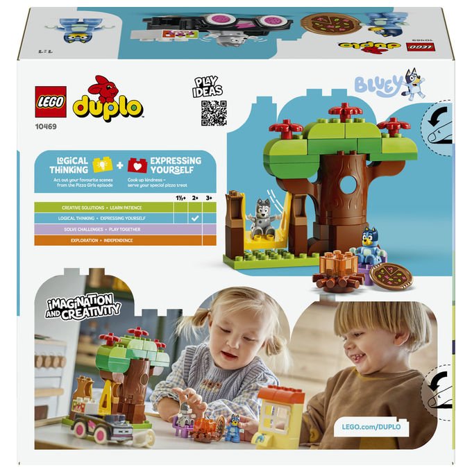 Lego DUPLO 10469 Bluey Pizzaiole con Muffin e Bluey Gioco da Costruzione per Bambini 2+ Anni