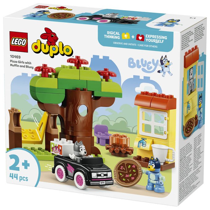 Lego DUPLO 10469 Bluey Pizzaiole con Muffin e Bluey Gioco da Costruzione per Bambini 2+ Anni