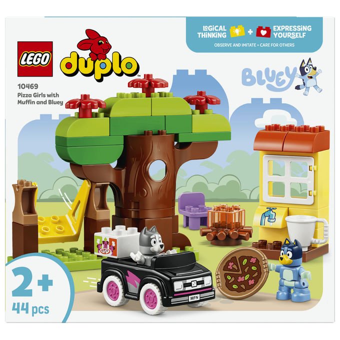 Lego DUPLO 10469 Bluey Pizzaiole con Muffin e Bluey Gioco da Costruzione per Bambini 2+ Anni