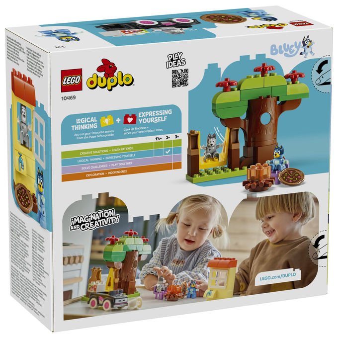 Lego DUPLO 10469 Bluey Pizzaiole con Muffin e Bluey Gioco da Costruzione per Bambini 2+ Anni