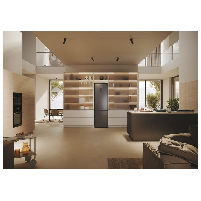 Haier HDPW5620CNPD Serie 5 Pro Frigorifero Combinato 406 L 205 cm Classe C 35 dB No Frost Wi-Fi colore Nero
