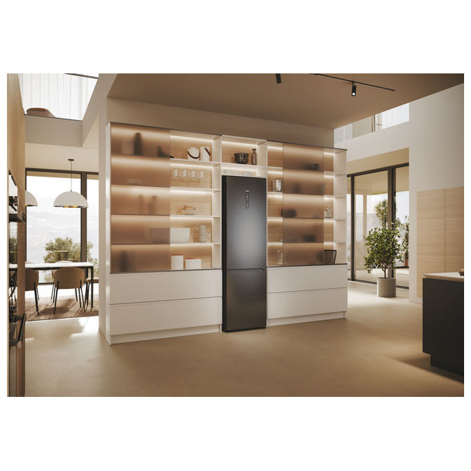 Haier HDPW5620CNPD Serie 5 Pro Frigorifero Combinato 406 L 205 cm Classe C 35 dB No Frost Wi-Fi colore Nero