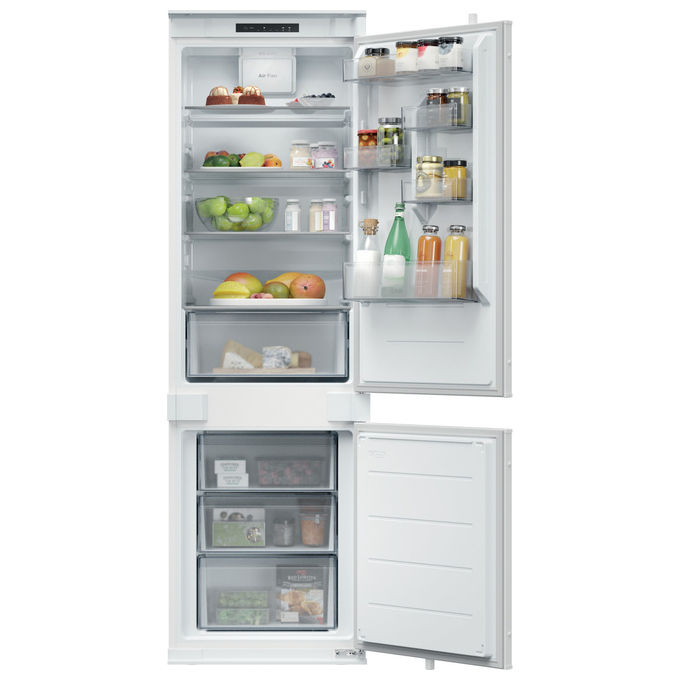 Candy CNBQL3518EV Frigorifero Combinato da Incasso 268 L 177 cm Classe E 35 dB Low Frost Ventilato colore Bianco