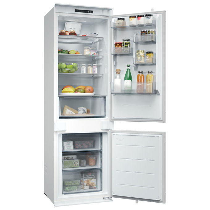 Candy CNBQL3518EV Frigorifero Combinato da Incasso 268 L 177 cm Classe E 35 dB Low Frost Ventilato colore Bianco