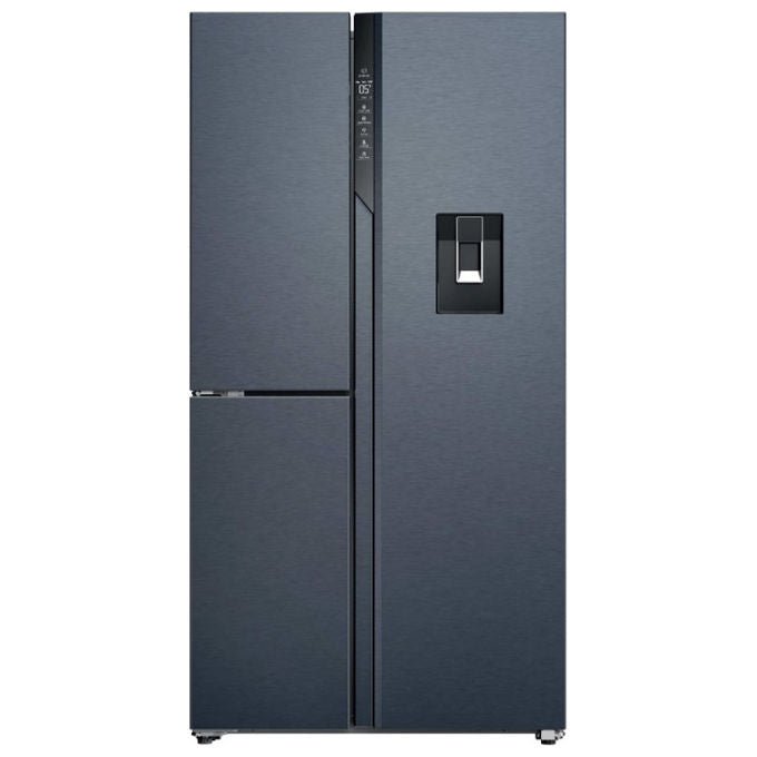 Haier HSPR79F18EWMB Frigorifero Side by Side 573 L 177 cm Classe E No Frost Dispenser Acqua e Ghiaccio 37 dB colore Nero