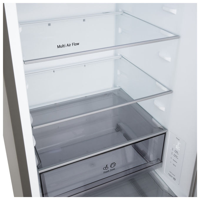 LG GBBSJ10DPY Frigorifero Combinato Total No Frost 333L Classe D Prime Silver 186x60cm