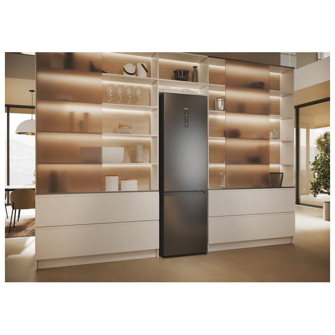 Haier HDPW5620BNPD Serie 5 Pro Frigorifero Combinato 409 L 205 cm Classe B No Frost 35 dB Wi-Fi Zona Fresca colore Antracite