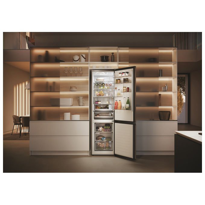 Haier HDPW5620BNPD Serie 5 Pro Frigorifero Combinato 409 L 205 cm Classe B No Frost 35 dB Wi-Fi Zona Fresca colore Antracite