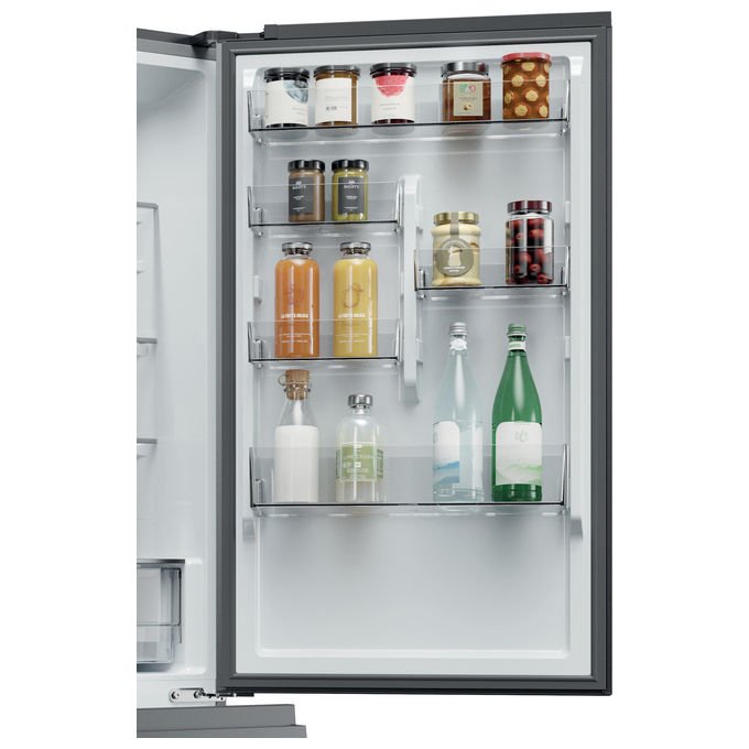 Haier HTW 3618DNMG Frigorifero Combinato 360 L Classe D Acciaio Inox (185x59.5x67) colore Acciaio Inox