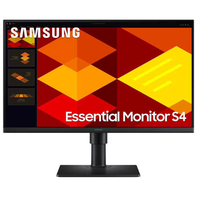 Samsung S40GD Monitor PC 24'' Full HD IPS 100Hz Business Hub USB 2.0 HDMI DisplayPort VESA colore Nero