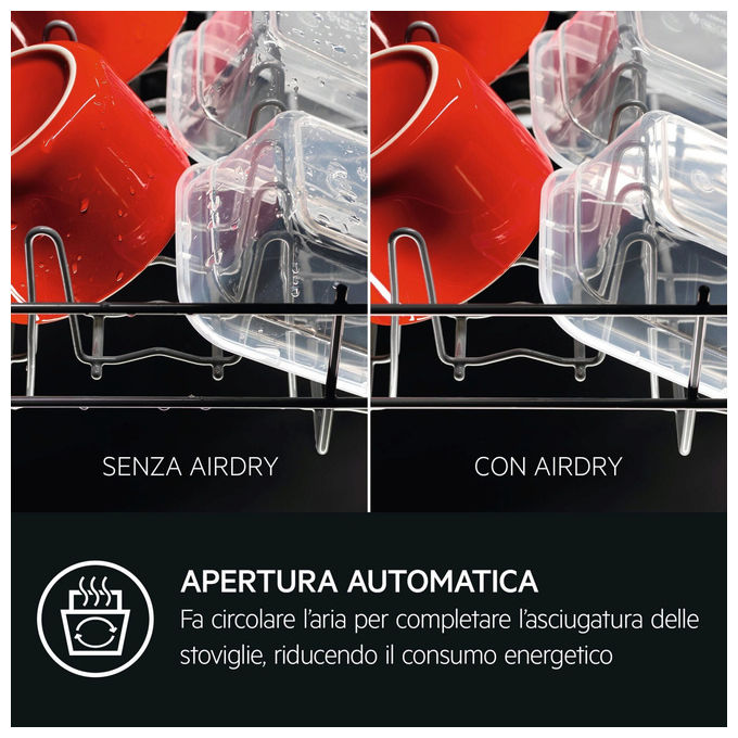AEG FFB76707PM Serie 7000 Lavastoviglie Libera Installazione 14 coperti Classe A 44 dB AirDry GlassCare (85x60x60 cm) colore Acciaio Inox
