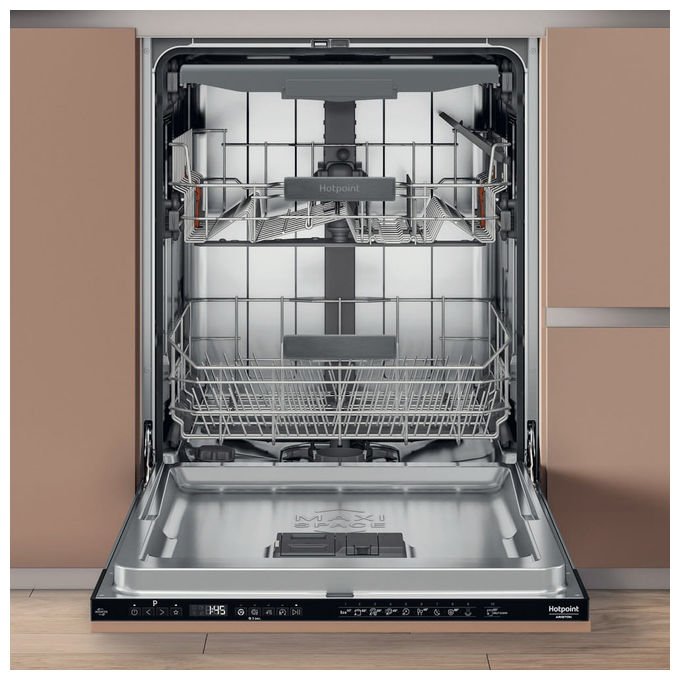 Hotpoint HA6IB16B2M6L0 Lavastoviglie Incasso 16 coperti Classe B 38 dB ActiveDry Aquastop (82x59,8x55,5 cm) colore Nero