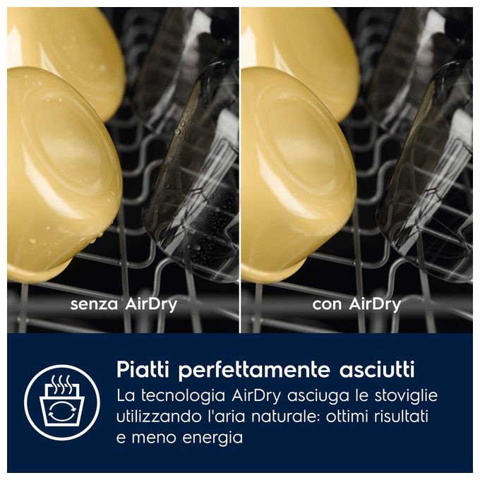 Electrolux EEZ68600W Serie 800 Lavastoviglie Incasso Totale 14 coperti Classe A 43 dB AirDry SprayZone Wi-Fi (82x60x56 cm) colore Nero