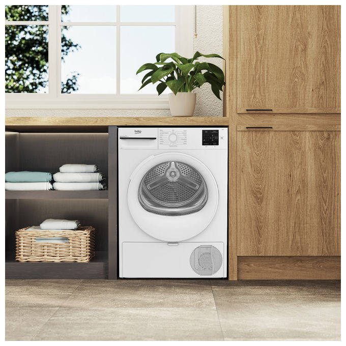 Beko BMT83EW NX Asciugatrice Pompa di Calore 8 Kg Classe D AquaWave EcoGentle 15 Programmi (85x60x55 cm) colore Bianco