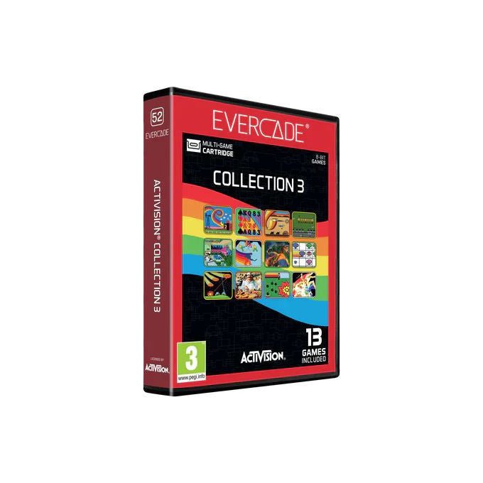 Evercade ACTIVISION COLLECTION 3 Raccolta Giochi Retro Cartuccia 13 Classici Anni 80 PEGI 3