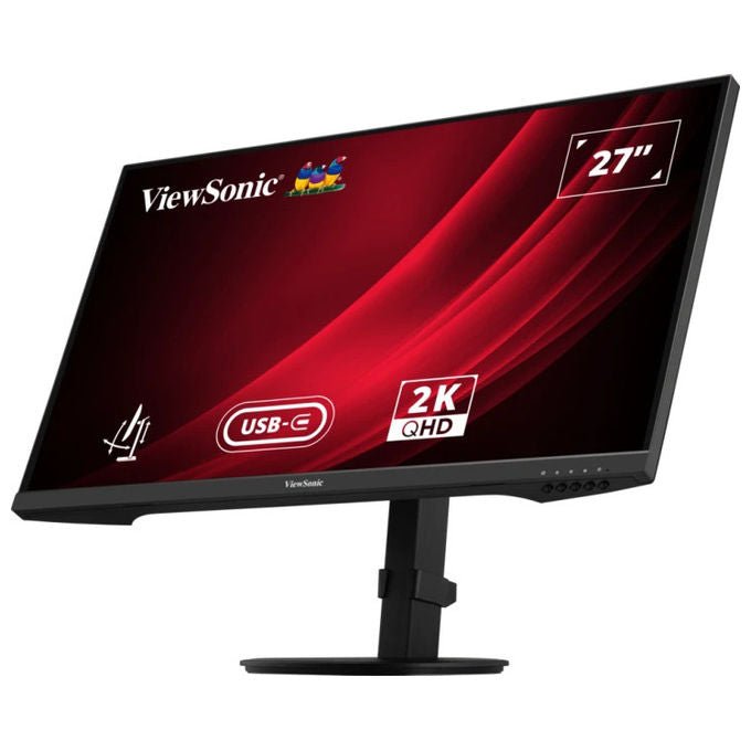 Viewsonic VG2709-2K-MHDU-2 VG Series Monitor PC 27'' QHD IPS 2560x1440 100Hz 4ms HDR10 USB-C Hub USB HDMI DisplayPort colore Nero