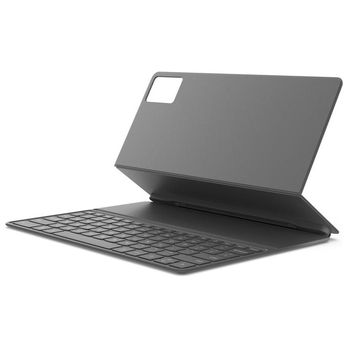 Lenovo ZG38C07512 Folio Custodia con Tastiera per Idea Tab Plus connessione Pogo Pin tasti multimediali colore Grigio