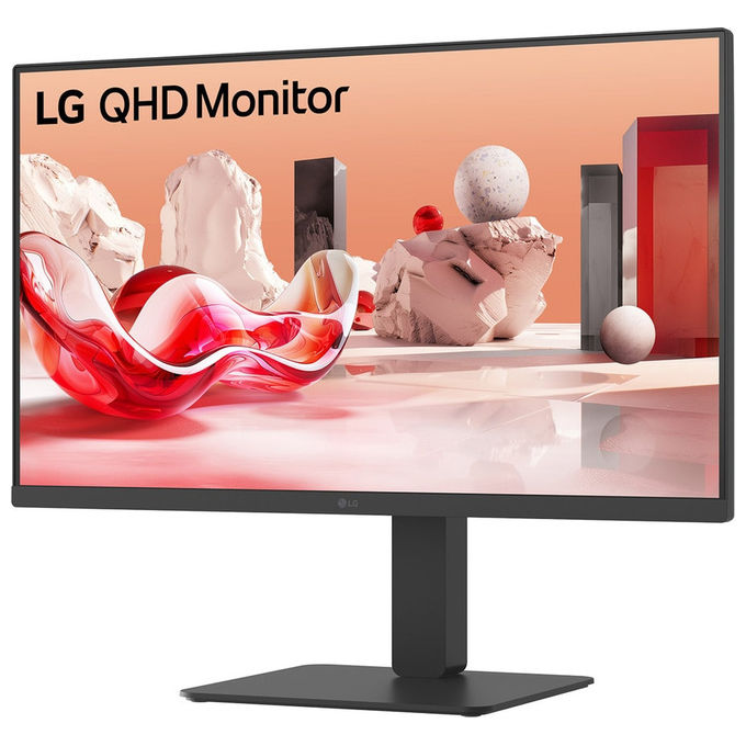 LG 27BA65QB-B.AEU Monitor PC 27'' QHD IPS LED 2560x1440 100Hz Hub USB 3.2 KVM colore Nero