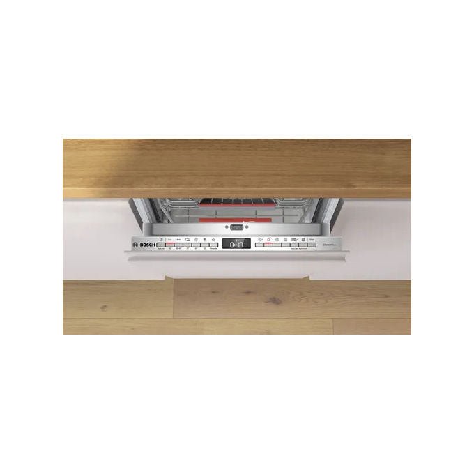 Bosch SPV4EMX17E Serie 4 Lavastoviglie a Scomparsa Totale 10 coperti Classe B 44 dB 3 Cestello Home Connect (81.5x45x55 cm) colore Acciaio Inox