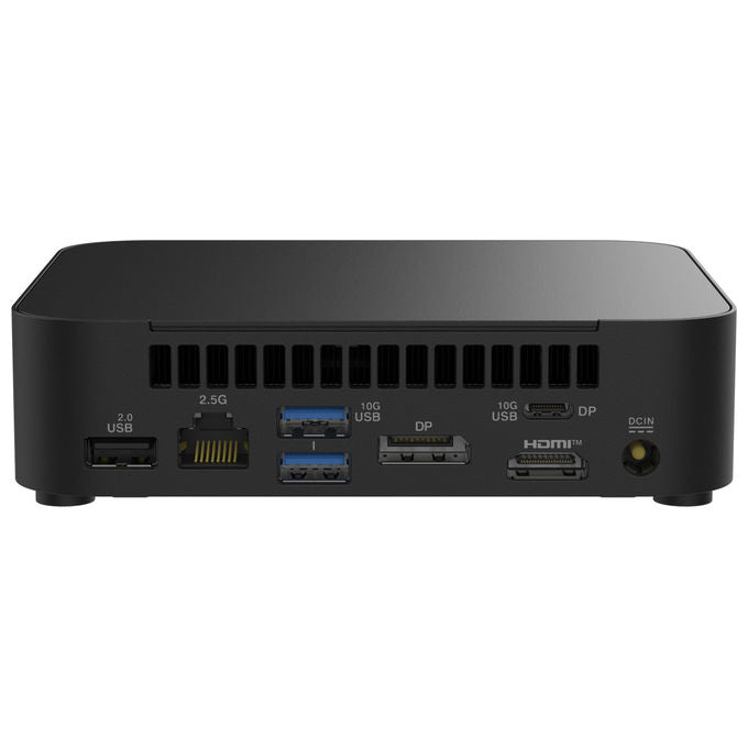 Asus RNUC14MNK1500002 NUC 14 Essential Mini PC Barebone Intel N150 DDR5 16GB SSD M.2 Wi-Fi 6E Bluetooth 5.3 colore Nero