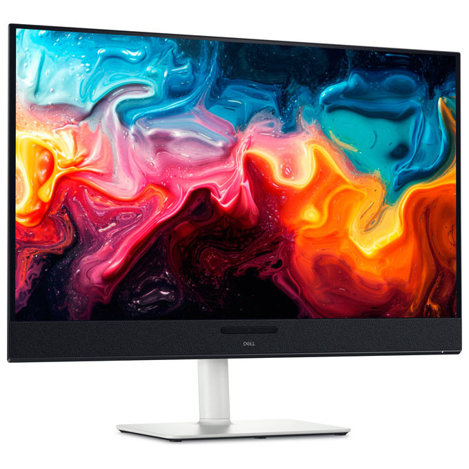 Dell S3225QC Plus Monitor PC 31.6'' 4K Ultra HD QD-OLED 120 Hz 0,03 ms AMD FreeSync Premium Pro USB-C 90 W HDMI 2.1 colore Nero Argento