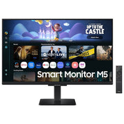 Samsung LS27FM500EUXEN Smart Monitor M5 27'' IPS Full HD 1920x1080 60Hz Gaming Hub Wi-Fi Bluetooth HDMI colore Nero