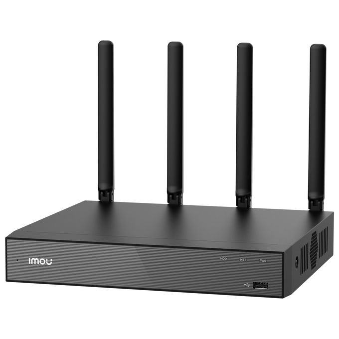 Imou N110W Videoregistratore di Rete NVR 10 Canali Wi-Fi 6 Dual-band Audio Bidirezionale 4K H.265 16 TB colore Nero
