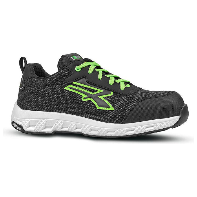 U-Power RE20064-39 Mitch ESD Scarpe Antinfortunistiche S3S CI HI HRO FO SR Metal Free taglia 39 colore Nero Verde