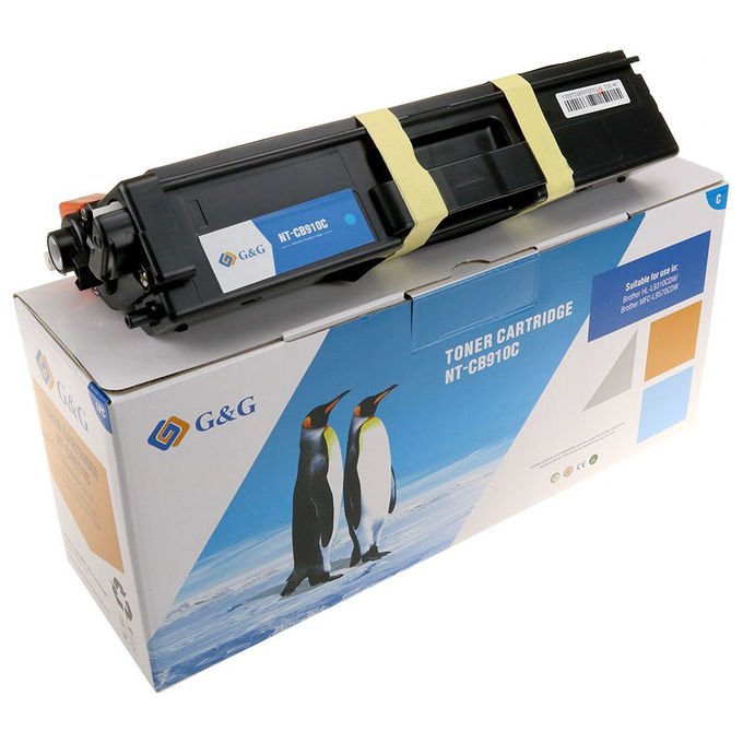 GandG TN910C Toner Compatibile per Brother 9000 pagine colore Ciano
