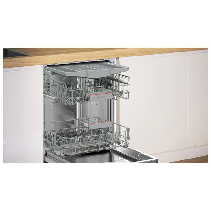 Bosch SMV4EMX71S Serie 4 Lavastoviglie Incasso a Scomparsa Totale 14 coperti Classe B 42 dB Wi-Fi Home Connect (81.5x59.8x55 cm) colore Bianco