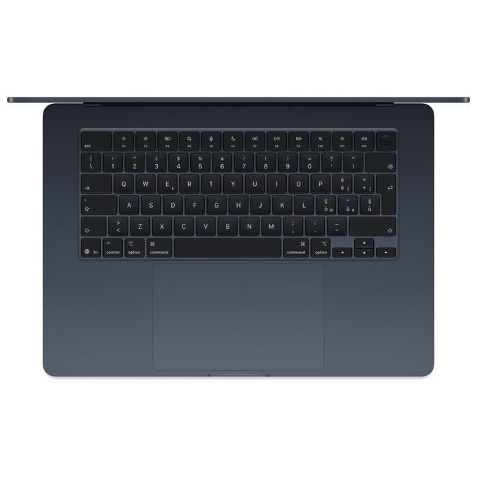 Apple MDVH4T-A MacBook Air 15'' Notebook Chip M5 10-core CPU 10-core GPU 16GB RAM SSD 512GB Wi-Fi 7 macOS colore Mezzanotte