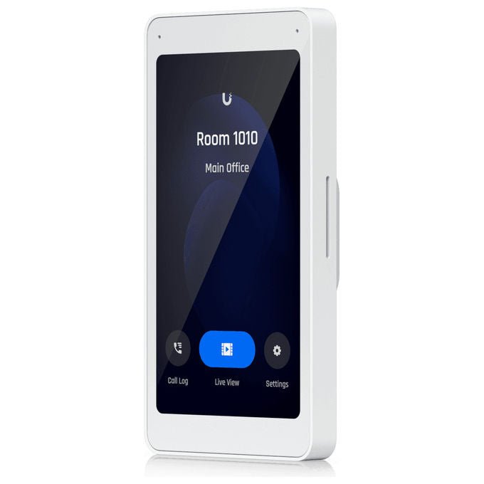 Ubiquiti UA-INTERCOM-VIEWER UniFi Display Videocitofono Touchscreen 5'' Audio Bidirezionale PoE Montaggio a Parete colore Bianco