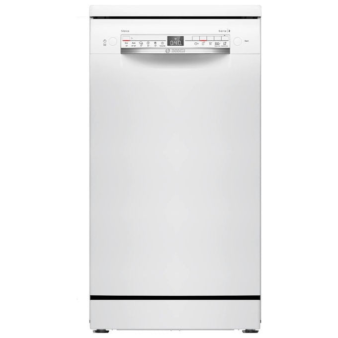 Bosch SPS2HKW55E Serie 2 Lavastoviglie Slim 10 coperti Classe D 46 dB Wi-Fi Home Connect (84.5x45x60 cm) colore Bianco