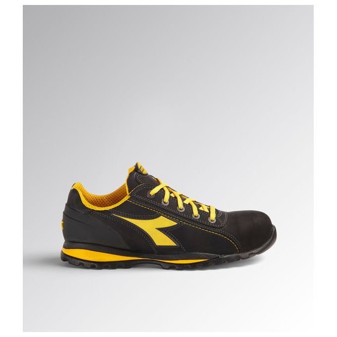 Diadora 701.170235 Glove Low S3S Scarpe Antinfortunistiche Pelle Nubuck Puntale Alluminio 200J Antiperforazione HRO FO Impermeabile colore Nero